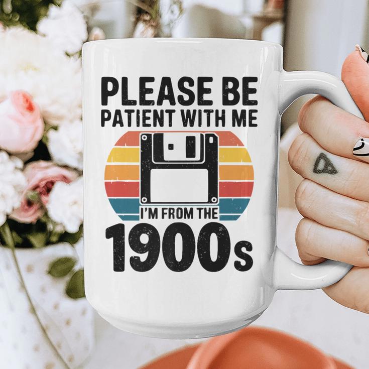 Please Be Patient With Me I'm From The 1900s Floppy Disk Premium Graphic Print Coffee Mug