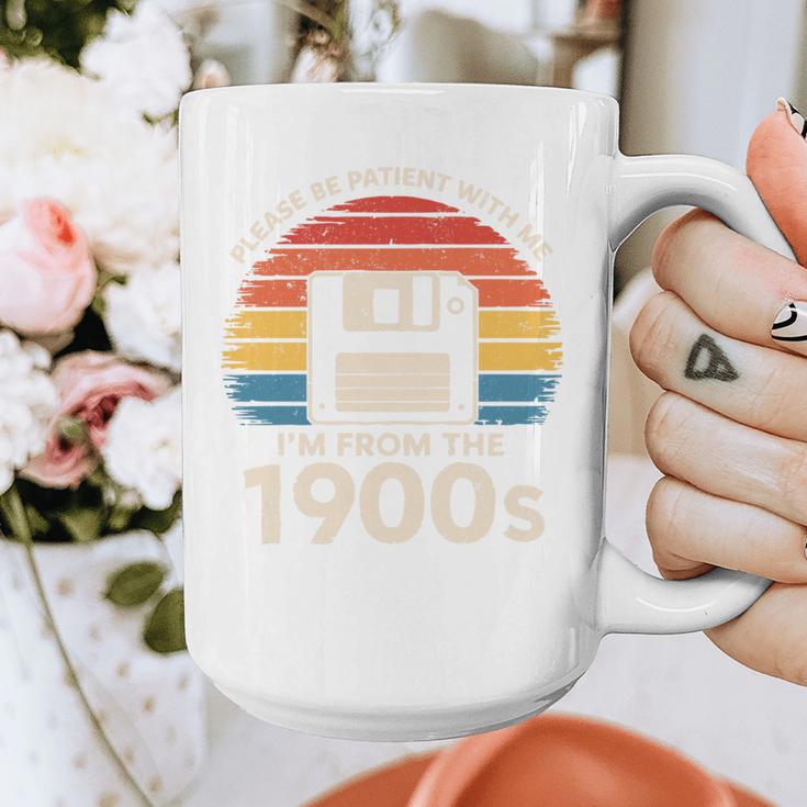 Please Be Patient With Me I'm From The 1900s Floppy Disk Premium Tri-Blend Graphic Print Coffee Mug
