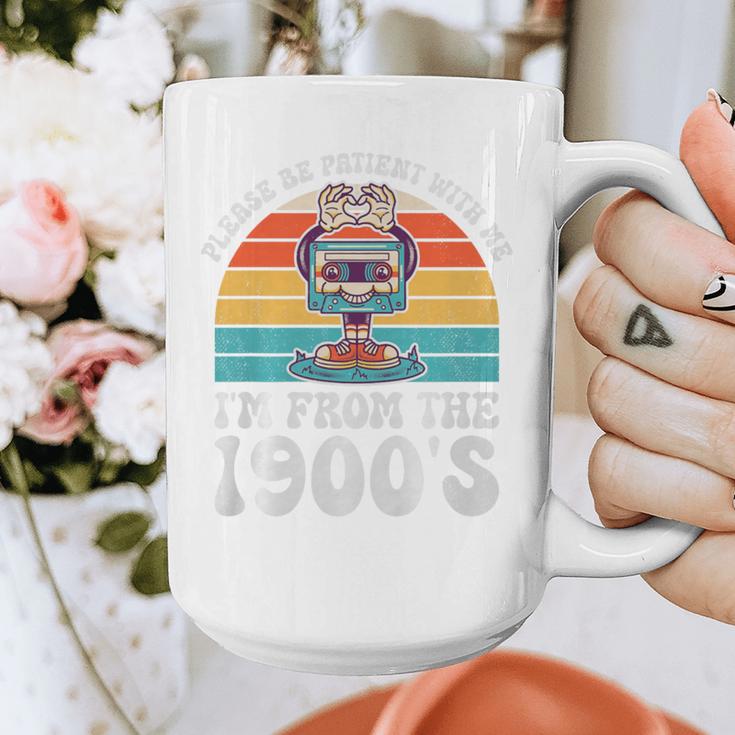 Please Be Patient With Me I'm From The 1900s Kawaii Premium Tri-Blend Graphic Print Coffee Mug