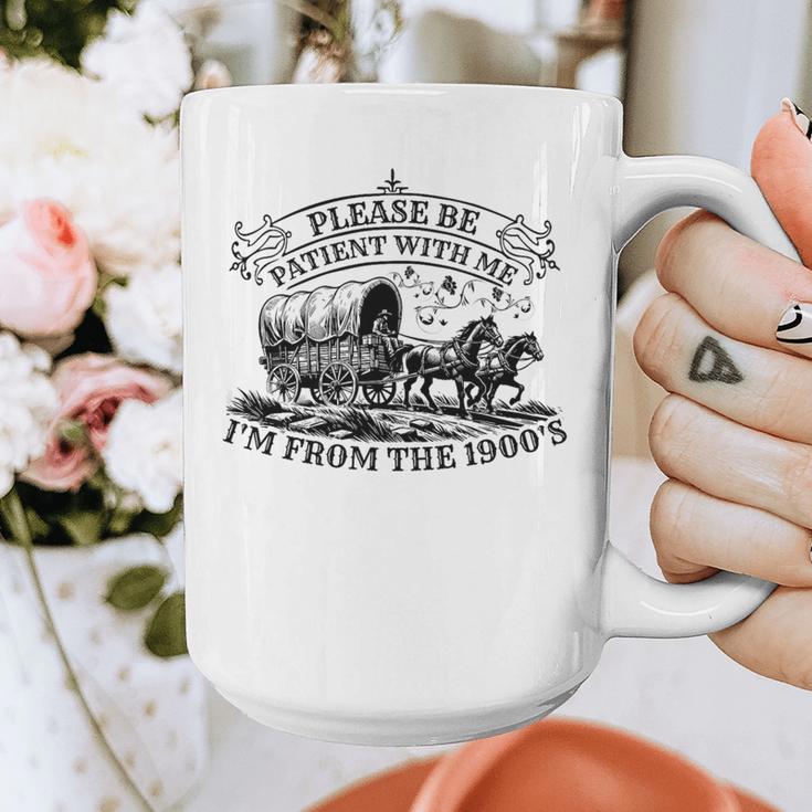 Please Be Patient With Me I'm From The 1900s For Men Women Premium Tri-Blend Graphic Print Coffee Mug