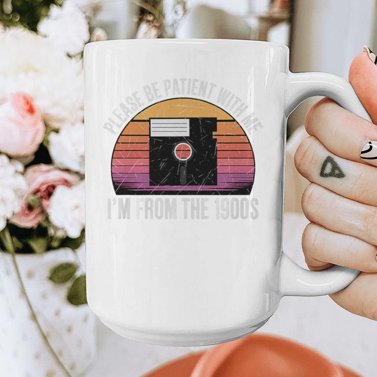 Please Be Patient With Me I'm From The 1900s PC Floppy Disk Premium Tri-Blend Graphic Print Coffee Mug