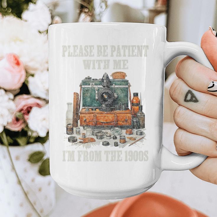 Please Be Patient With Me I'm From The 1900s Photographer Premium Graphic Print Coffee Mug