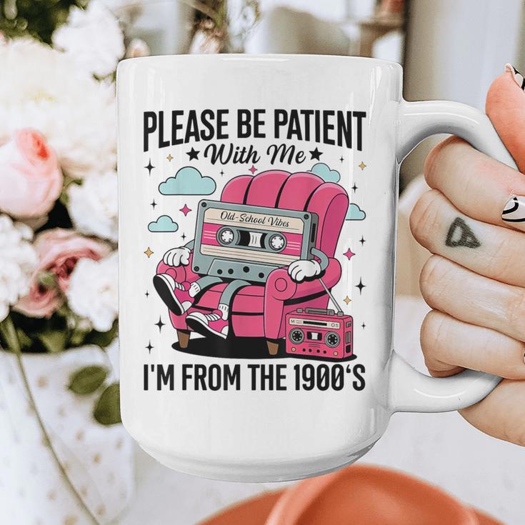 Please Be Patient I'm From The 1900s Retro Cassette Graphic Print Coffee Mug