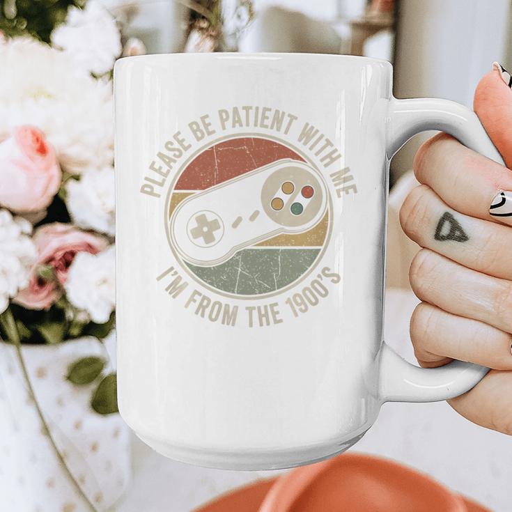 Please Be Patient With Me I'm From The 1900s Retro Gamer Premium Tri-Blend Graphic Print Coffee Mug Please Be Patient With Me I'm From The 1900s Retro Gamer Premium Tri-Blend Graphic Print Coffee Mug
