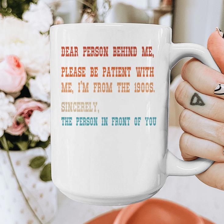 Please Be Patient With Me I'm From The 1900s Sarcastic Premium Graphic Print Coffee Mug