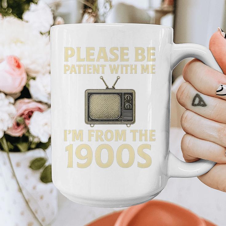 Please Be Patient With Me I'm From The 1900s Television Set Premium Graphic Print Coffee Mug Please Be Patient With Me I'm From The 1900s Television Set Premium Graphic Print Coffee Mug