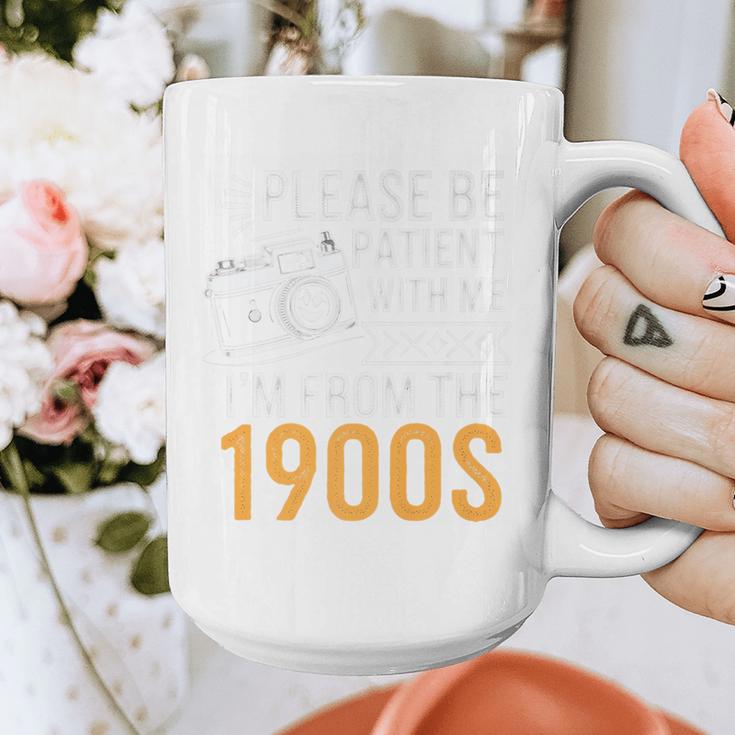 Please Be Patient With Me I'm From The 1900s Vintage Oldie Premium Graphic Print Coffee Mug