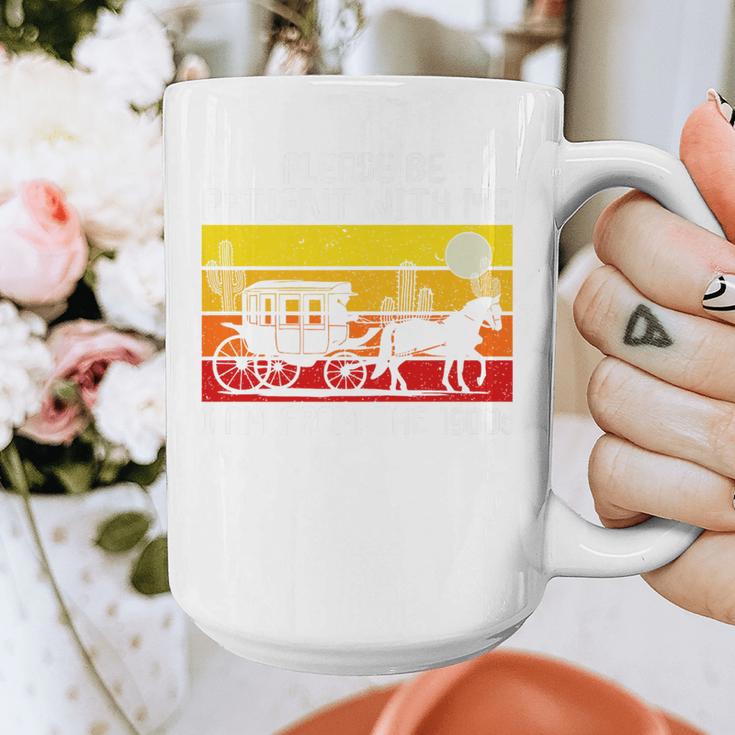 Please Be Patient With Me I'm From The 1900s Vintage Sun Set Premium Graphic Print Coffee Mug