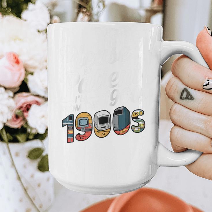 Please Be Patient I'm From The 1900s Vintage Tech Graphic Raglan Baseball Tee Graphic Print Coffee Mug