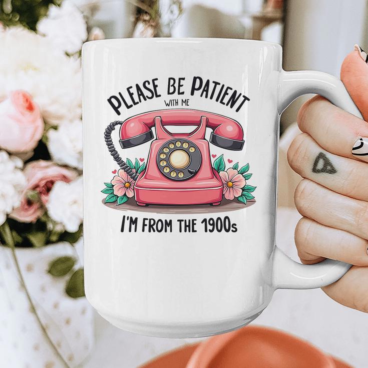 Please Be Patient With Me I'm From The 1900s Women Girl Premium Tri-Blend Graphic Print Coffee Mug Please Be Patient With Me I'm From The 1900s Women Girl Premium Tri-Blend Graphic Print Coffee Mug