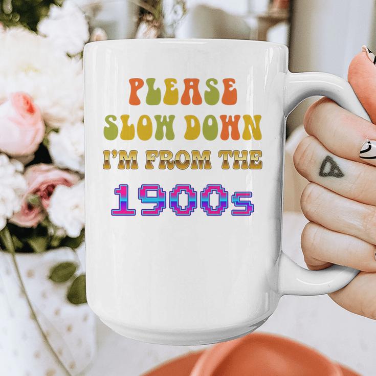 Please Slow Down I'm From The 1900s Retro Vintage 70 Premium Tri-Blend Graphic Print Coffee Mug Please Slow Down I'm From The 1900s Retro Vintage 70 Premium Tri-Blend Graphic Print Coffee Mug