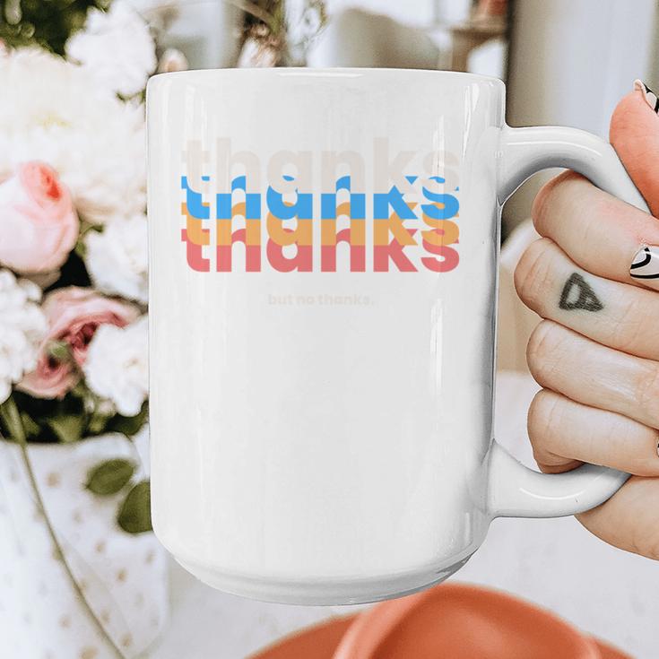 Polite Introvert Thanks But No Thanks Retro Graphic Graphic Print Coffee Mug Polite Introvert Thanks But No Thanks Retro Graphic Graphic Print Coffee Mug