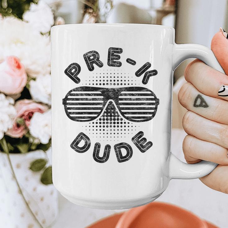 Pre-K Dude Shirt Boy Girl Graduation Back To School Graphic Print Coffee Mug