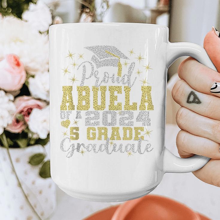 Proud Abuela Of 5th Grade Graduate 2024 Family Graduation Graphic Print Coffee Mug