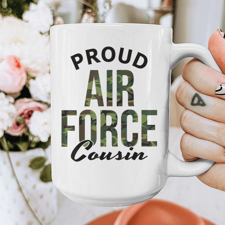 Proud Air Force Cousin Deployment Homecoming Graduation USAF Graphic Print Coffee Mug