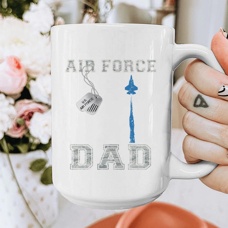 Proud Air Force Dad US Air Force Graduation Dad Graphic Print Coffee Mug