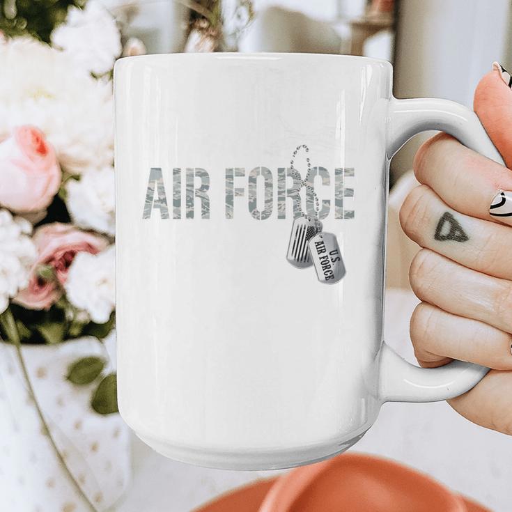 Proud Air Force Wife Air Force Graduation USAF Wife Graphic Print Coffee Mug