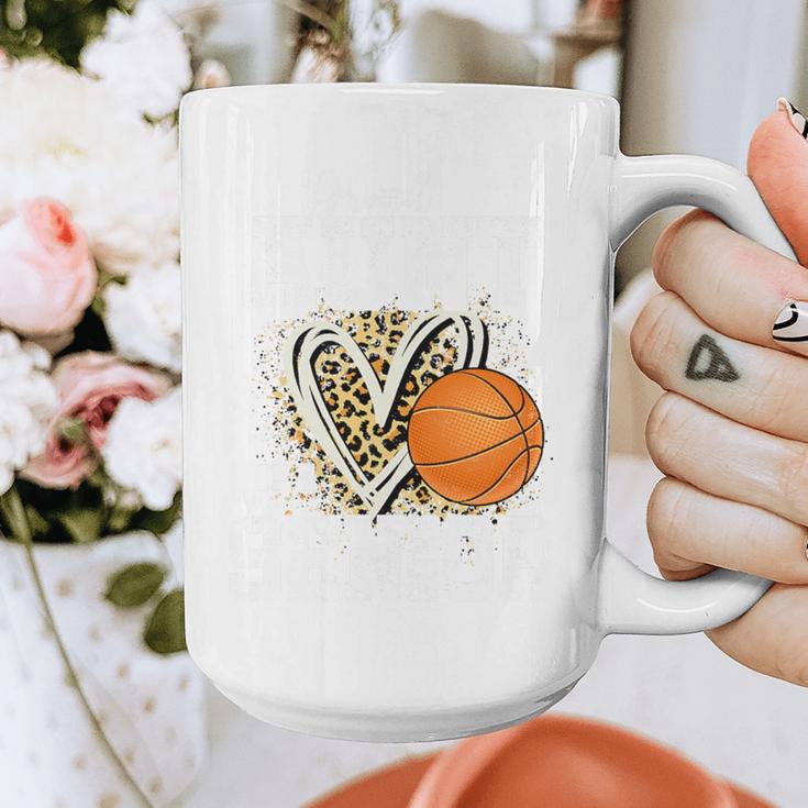 Proud Aunt Of A 2026 Senior Basketball Graduation Leopard Premium Tri-Blend Graphic Print Coffee Mug