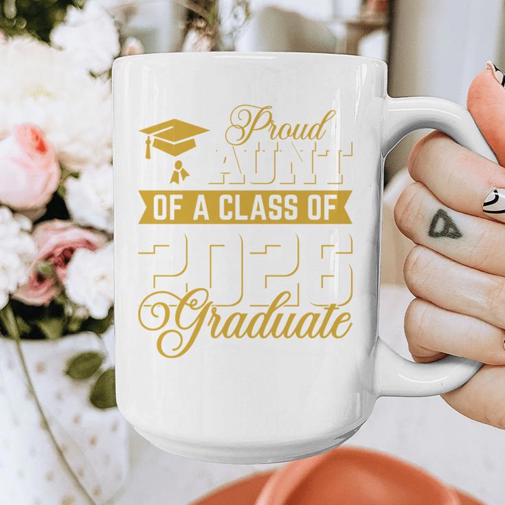 Proud Aunt Of A Class Of 2026 Graduate Senior Graduation 26 Graphic Print Coffee Mug