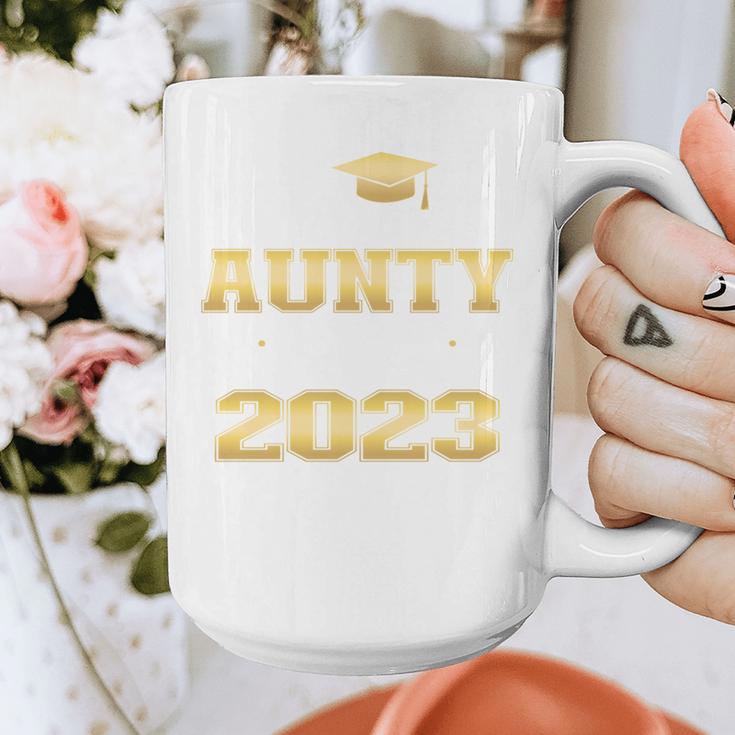 Proud Aunty Of 2023 Class MBA Graduate Family Graduation Graphic Print Coffee Mug