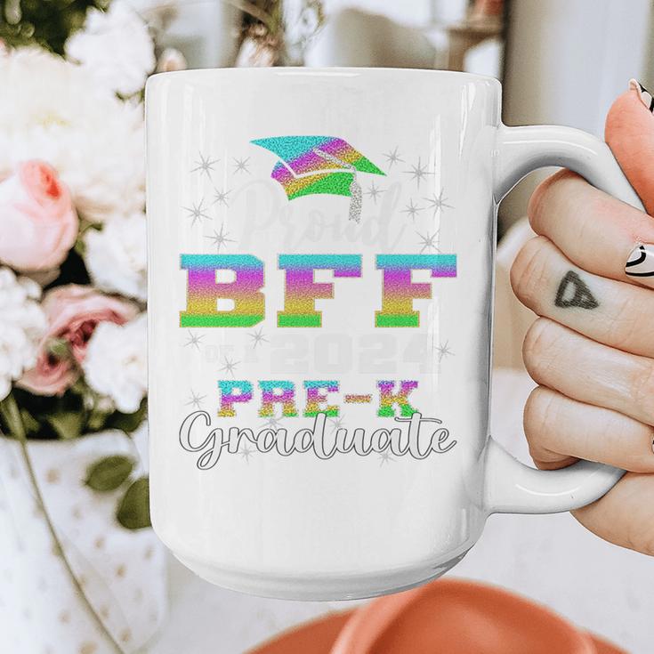 Proud Bff Of PreK School Graduate 2024 Graduation Bff Premium Graphic Print Coffee Mug
