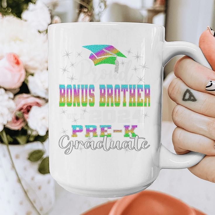 Proud Bonus Brother Of PreK School Graduate 2024 Graduation Premium Graphic Print Coffee Mug