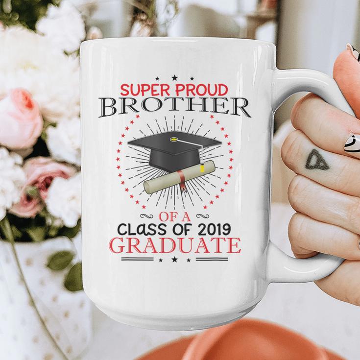 Proud Brother The Class Of 2019 Graduate Graduation Shirt Graphic Print Coffee Mug
