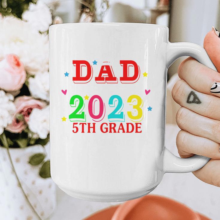 Proud Dad Of A 2023 5th Grade Graduate Graduation Family Graphic Print Coffee Mug