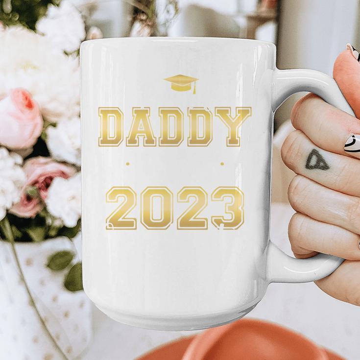Proud Daddy Of Two 2023 Graduate Class 2023 Graduation Graphic Print Coffee Mug