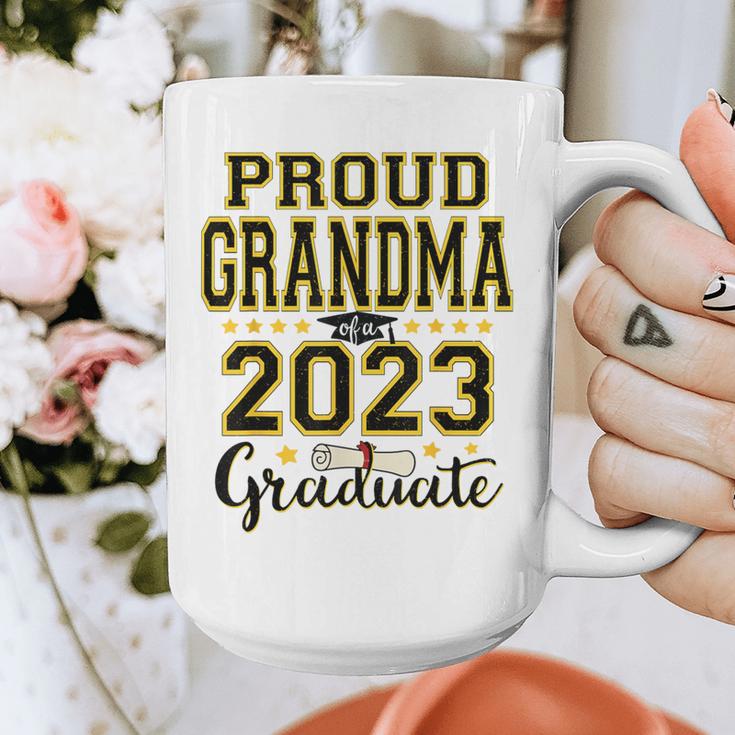 Proud Grandma Of A 2023 Graduate Graduation Graphic Print Coffee Mug