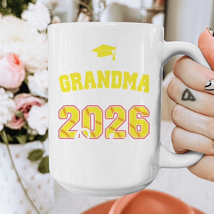 Proud Grandma Of A 2026 Senior Softball Graduation Matching Graphic Print Coffee Mug