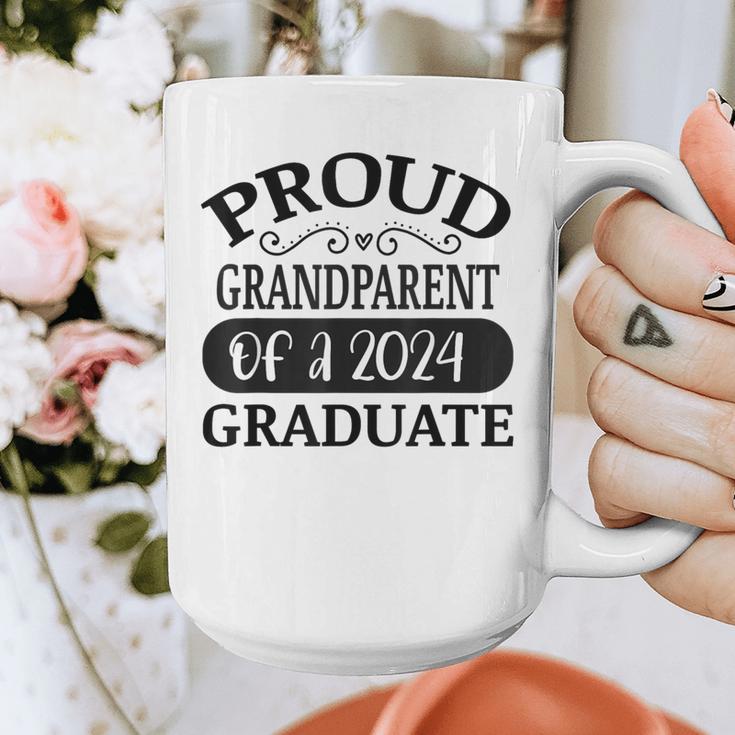 Proud Grandparent Of A Class Of 2024 Graduate Graduation Graphic Print Coffee Mug