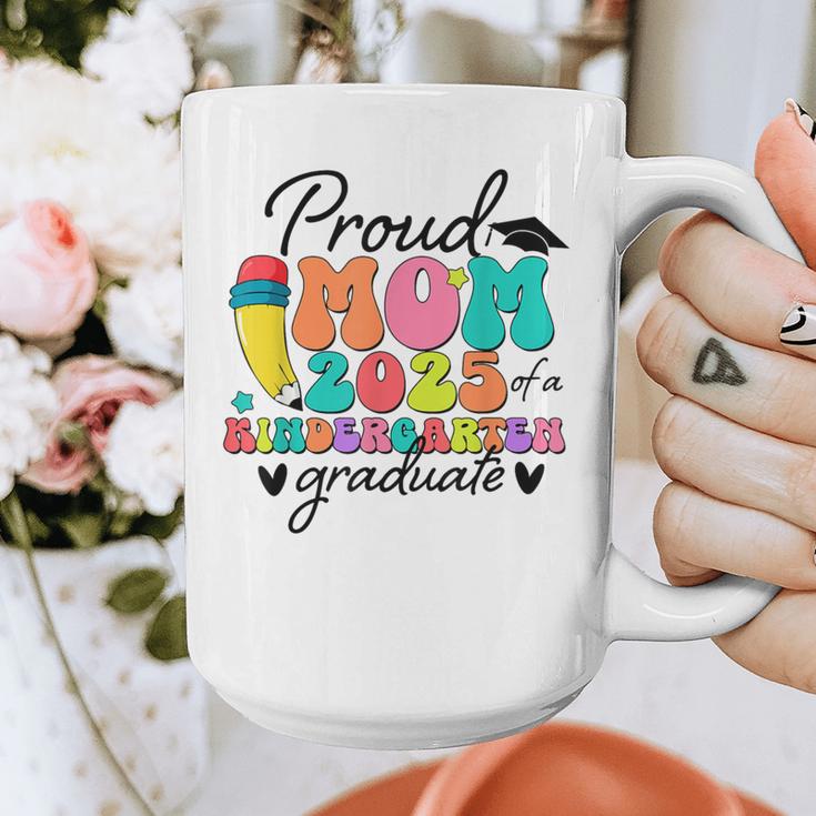 Proud Mom Class Of 2025 Kindergarten Graduate Graduation Graphic Print Coffee Mug