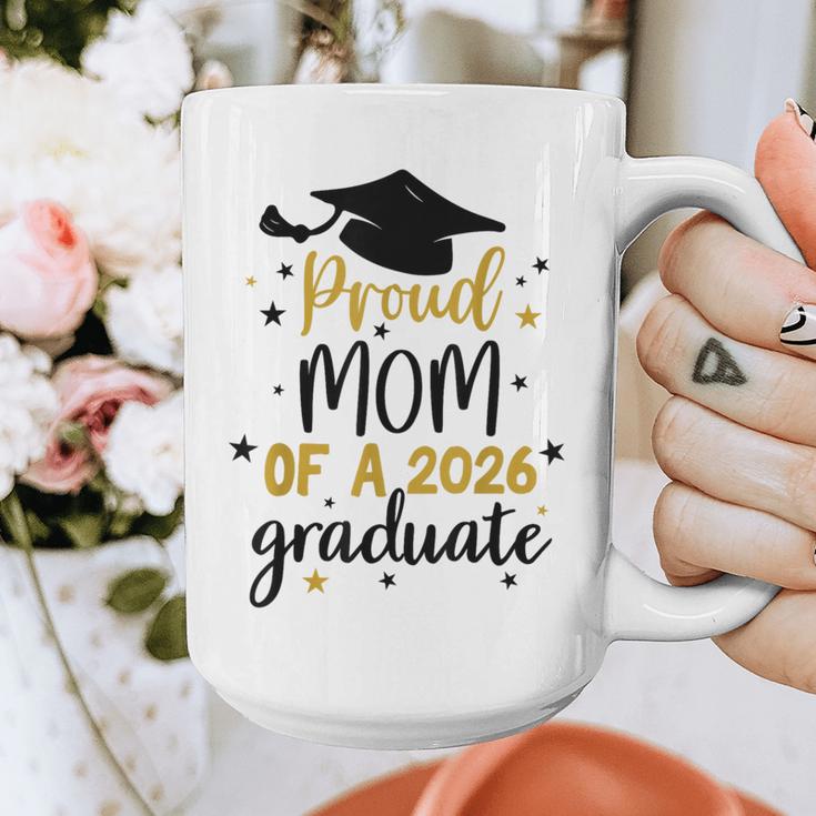 Proud Mom Of A Class Of 2026 Graduate Senior Graduation 2026 Graphic Print Coffee Mug