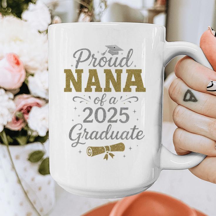Proud Nana Of a 2025 Graduate Senior Graduation Women Premium Tri-Blend Graphic Print Coffee Mug