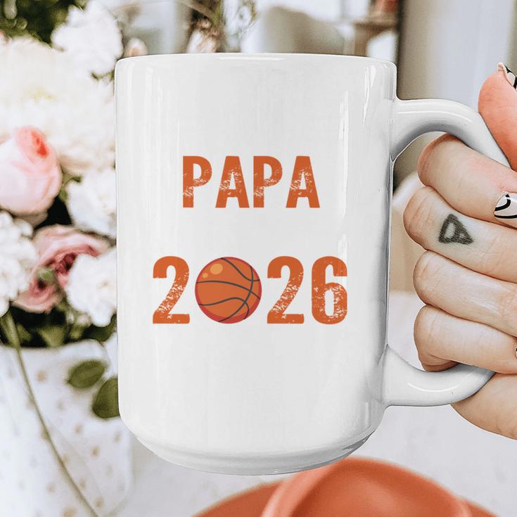 Proud PAPA Of 2026 Senior Basketball Student Graduation Graphic Print Coffee Mug