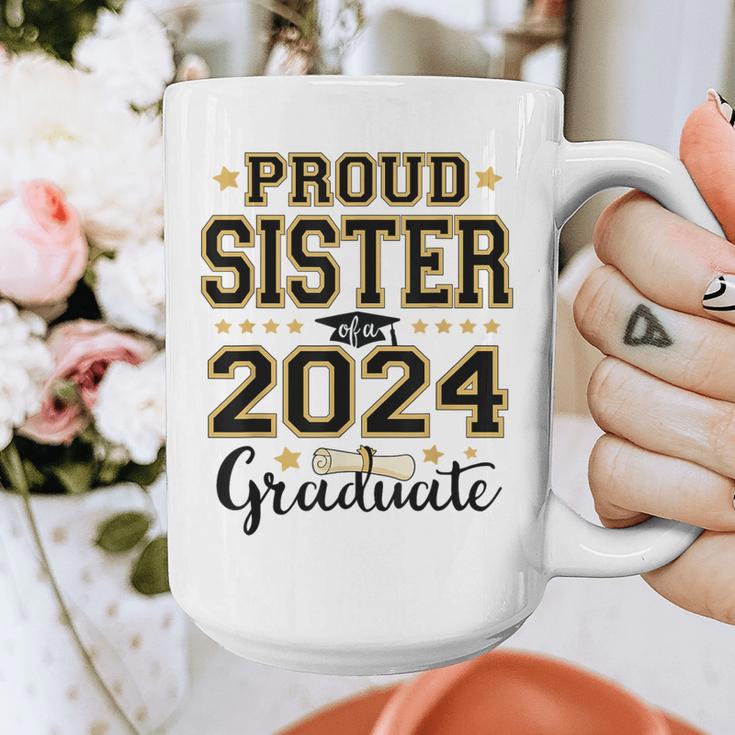 Proud Sister Of A 2024 Graduate Senior Graduation Graphic Print Coffee Mug