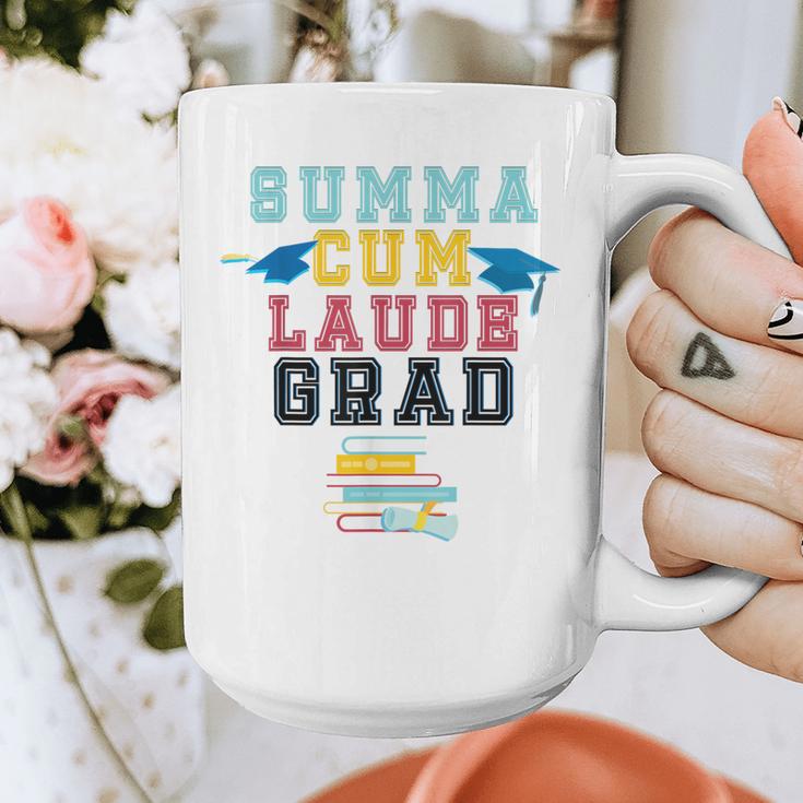 Proud Summa Cum Laude Grad College Graduation T-Shirt Graphic Print Coffee Mug