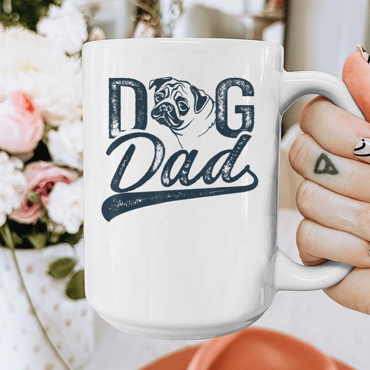 Pug Dog Dad Men Graphic Print Coffee Mug