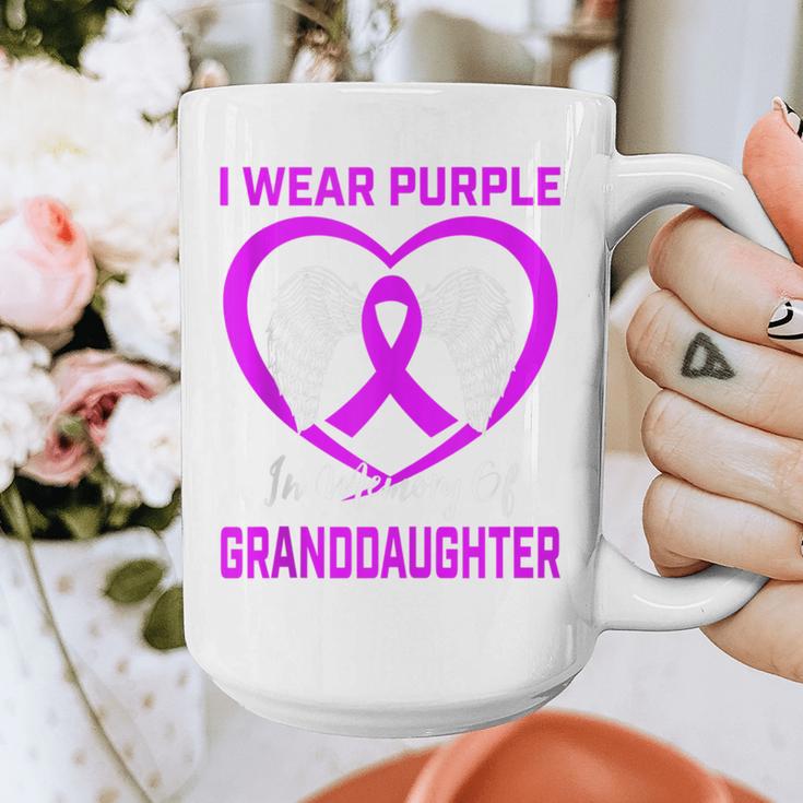 Purple In Memory Of Granddaughter Epilepsy Memorial Graphic Graphic Print Coffee Mug Purple In Memory Of Granddaughter Epilepsy Memorial Graphic Graphic Print Coffee Mug