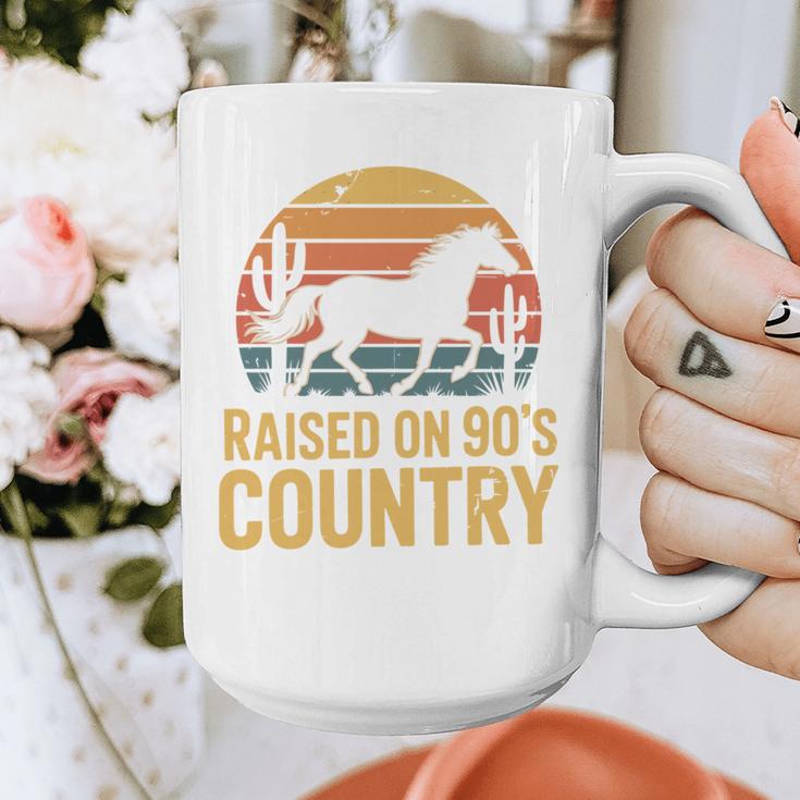 Raised On 90’s Country Horse Retro Nostalgia Western Music Graphic Print Coffee Mug Raised On 90’s Country Horse Retro Nostalgia Western Music Graphic Print Coffee Mug