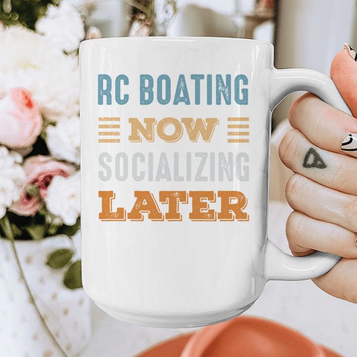 RC Boating Now Minimal Socializing Introvert Vintage Graphic Print Coffee Mug RC Boating Now Minimal Socializing Introvert Vintage Graphic Print Coffee Mug