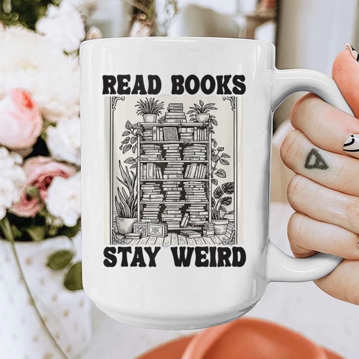 Read Books Stay Weird Book Lover Joke Introvert Reading Graphic Print Coffee Mug Read Books Stay Weird Book Lover Joke Introvert Reading Graphic Print Coffee Mug