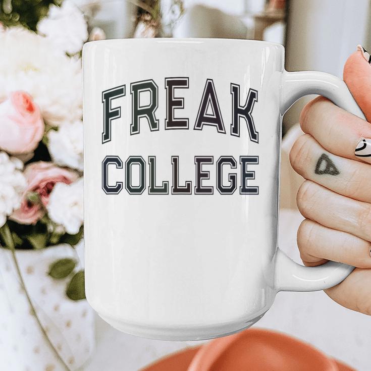 Retro Anti Social FREAK COLLEGE Introvert Stay Away From Me Graphic Print Coffee Mug