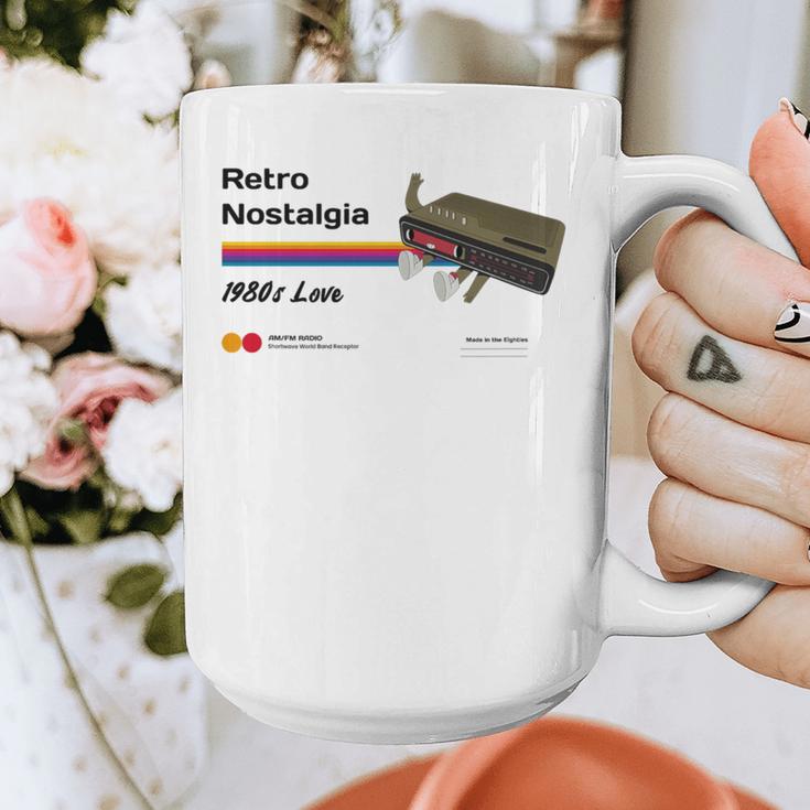 Retro Nostalgia 1980s Love Graphic Premium Tri-Blend Graphic Print Coffee Mug