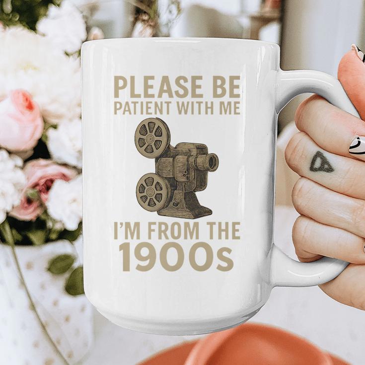 Retro Please Be Patient With Me I'm From The 1900s Projector Premium Graphic Print Coffee Mug Retro Please Be Patient With Me I'm From The 1900s Projector Premium Graphic Print Coffee Mug