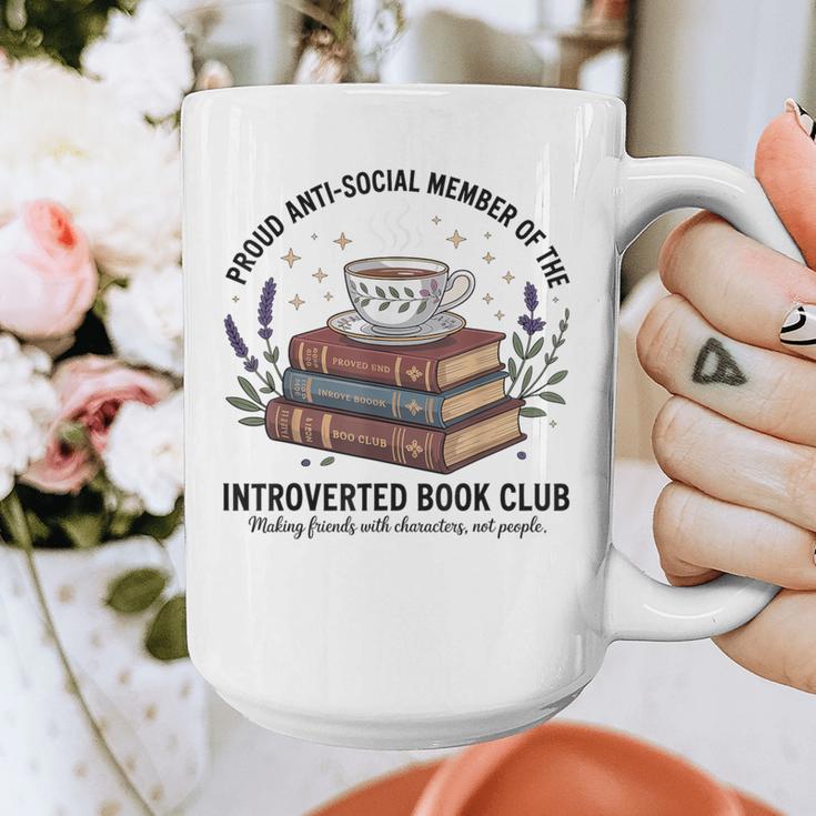Retro Proud Introverted Book Club Anti Social Reader Graphic Print Coffee Mug Retro Proud Introverted Book Club Anti Social Reader Graphic Print Coffee Mug