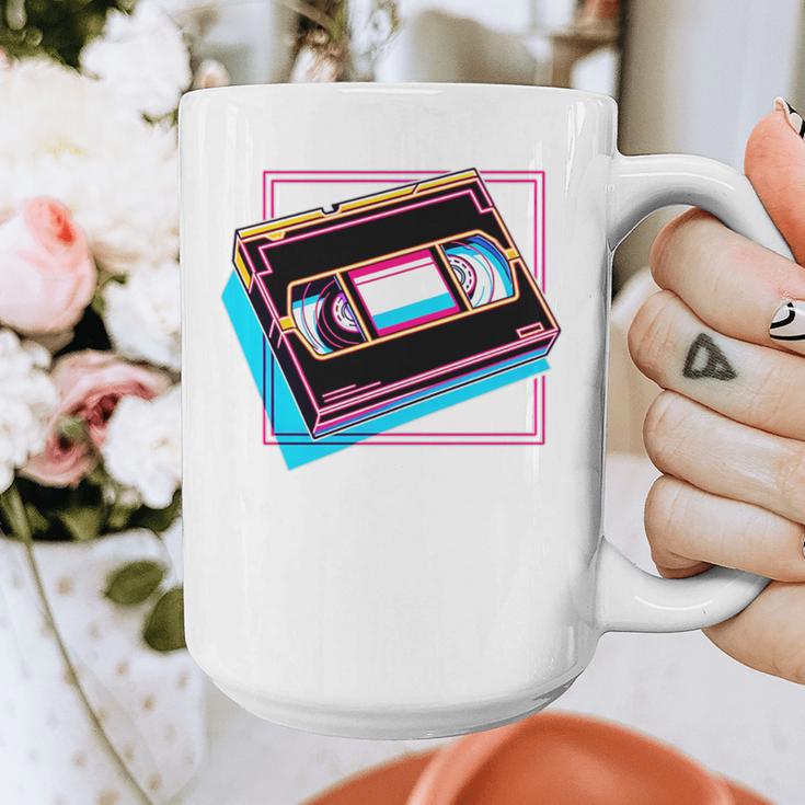Retro VHS Vaporwave Video Cassette Nostalgia Geek Chic Premium Tri-Blend Graphic Print Coffee Mug Retro VHS Vaporwave Video Cassette Nostalgia Geek Chic Premium Tri-Blend Graphic Print Coffee Mug