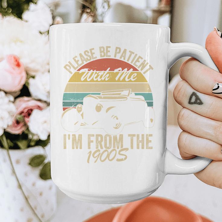 Sarcasm Retro Please Be Patient With Me I'm From The 1900s Premium Graphic Print Coffee Mug