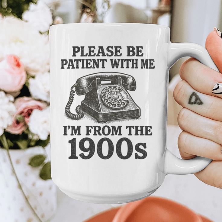 Sarcastic Please Be Patient I'm From The 1900s Premium Tri-Blend Graphic Print Coffee Mug Sarcastic Please Be Patient I'm From The 1900s Premium Tri-Blend Graphic Print Coffee Mug